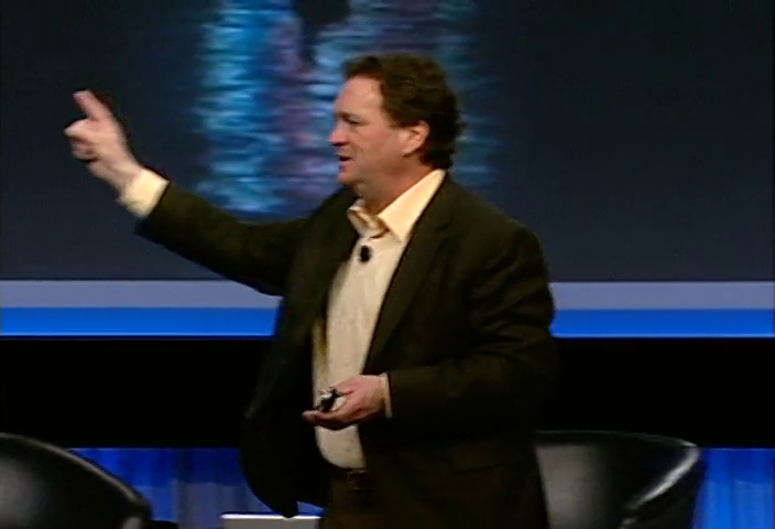 Jim Carroll speaking at a major restaurant leadership event